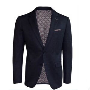 Marco Men's Semi-Fit Gray Sport Jacket Blazer Check J191 Onix/Navy 38S